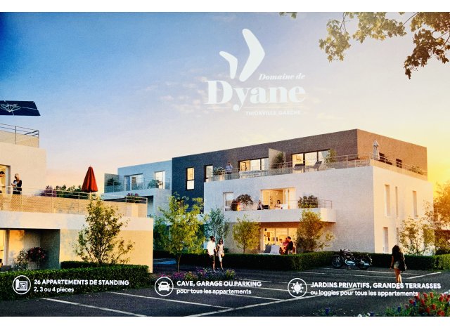 Investissement locatif  Thionville : programme immobilier neuf pour investir Domaine de Dyane  Thionville