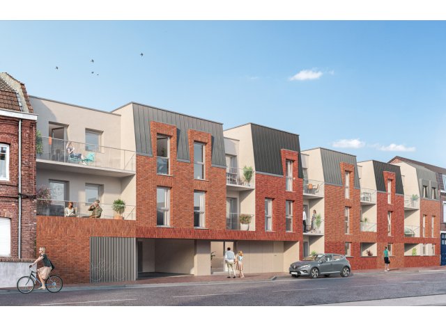 Investissement locatif  Arras : programme immobilier neuf pour investir Incandescence  Haubourdin
