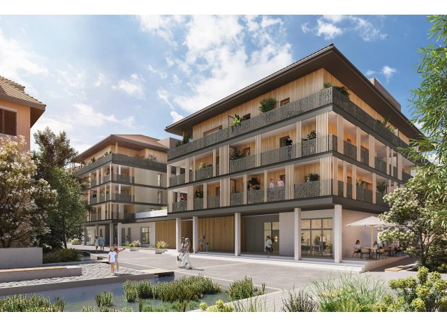 Investissement locatif  Samoens : programme immobilier neuf pour investir Les Nouveaux Quais  Bonneville