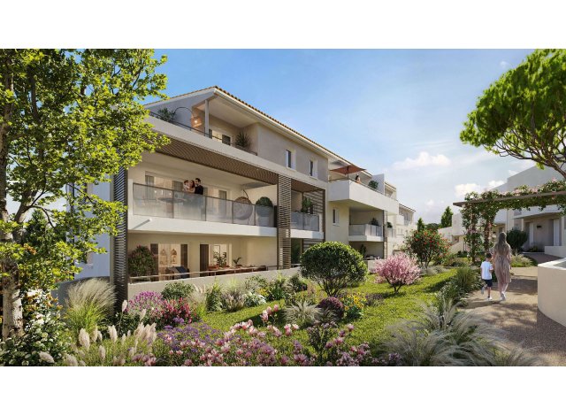Investissement locatif  Bagnols-sur-Cze : programme immobilier neuf pour investir Domaine Puech du Teil  Nîmes