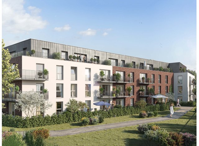 Investissement locatif  Arras : programme immobilier neuf pour investir Les Jardins de la Scarpe  Douai