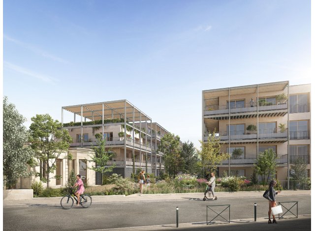 Investissement locatif  Blanquefort : programme immobilier neuf pour investir L'Ecrin des Chartrons  Bordeaux