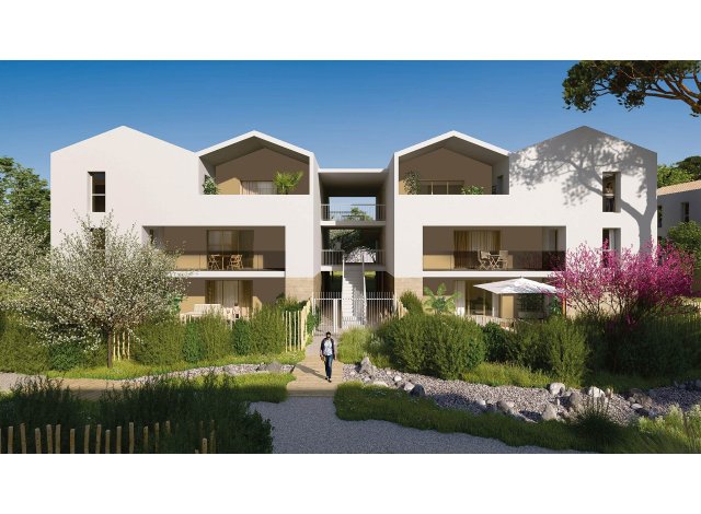 Investissement locatif  Bagnols-sur-Cze : programme immobilier neuf pour investir Domaine Hestia  Rodilhan