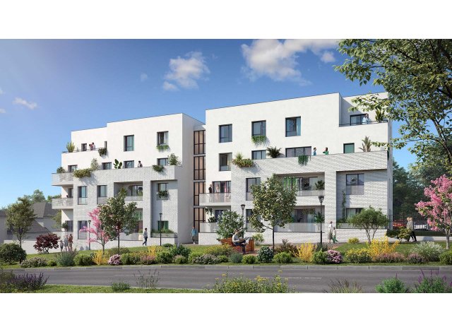 Investissement locatif dans l'Essonne 91 : programme immobilier neuf pour investir Le Domaine des Sablons  Épinay-sur-Orge