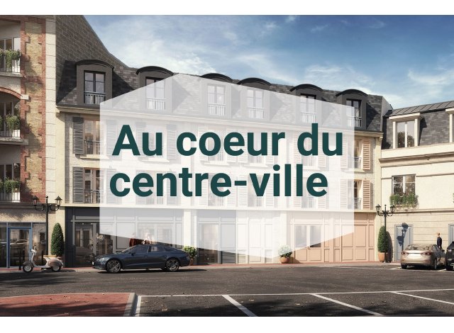 Investissement locatif dans les Yvelines 78 : programme immobilier neuf pour investir Les Portes du Parc  Maisons-Laffitte