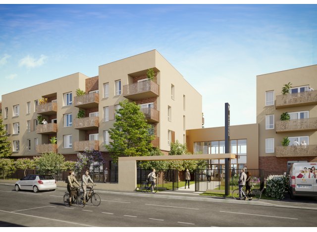 Investissement locatif  Arras : programme immobilier neuf pour investir La Flanerie  Béthune