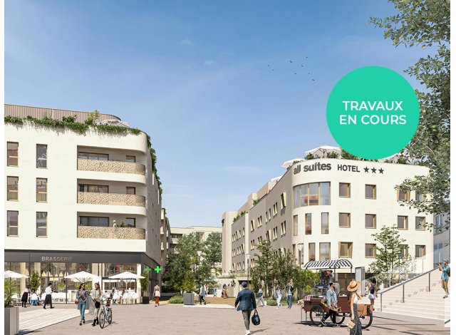 Investissement locatif dans l'Eure-et-Loir 28 : programme immobilier neuf pour investir Le Parvis des Lumières  Chartres