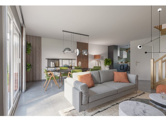 Investissement locatif  Arras : programme immobilier neuf pour investir Équilibre  Annoeullin