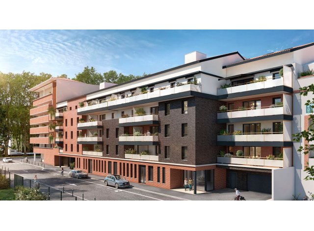 Investissement locatif en Haute-Garonne 31 : programme immobilier neuf pour investir My Côté Canal  Toulouse