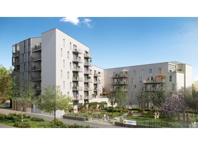 Investissement locatif en Basse-Normandie : programme immobilier neuf pour investir Senioriales Fleury sur Orne  Fleury-sur-Orne